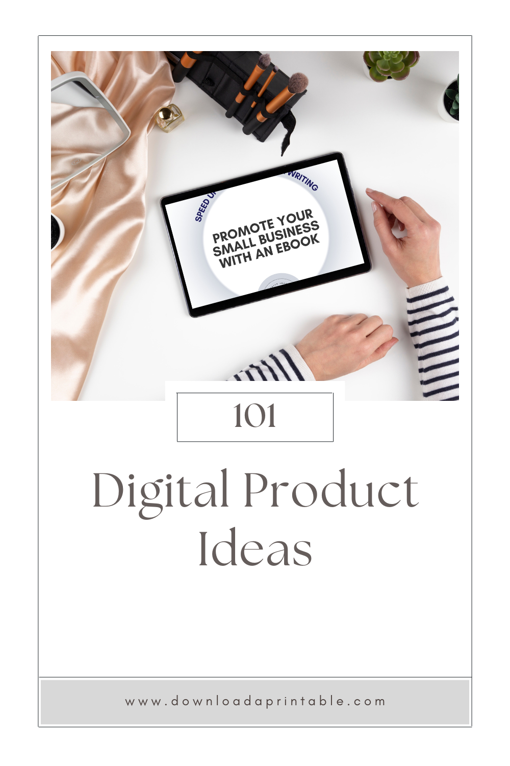 digital product ideas. 101 digital product ideas to make with a canva ebook template